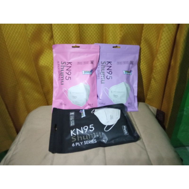 MASKER KN95 SHUMU 6PLY 10 Pcs / Pack
