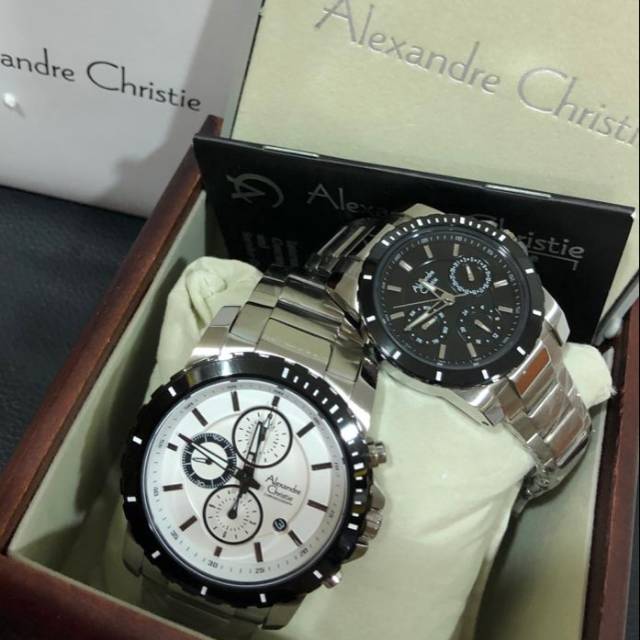 Alexandre Christie AC 6141 Silver  COUPLE