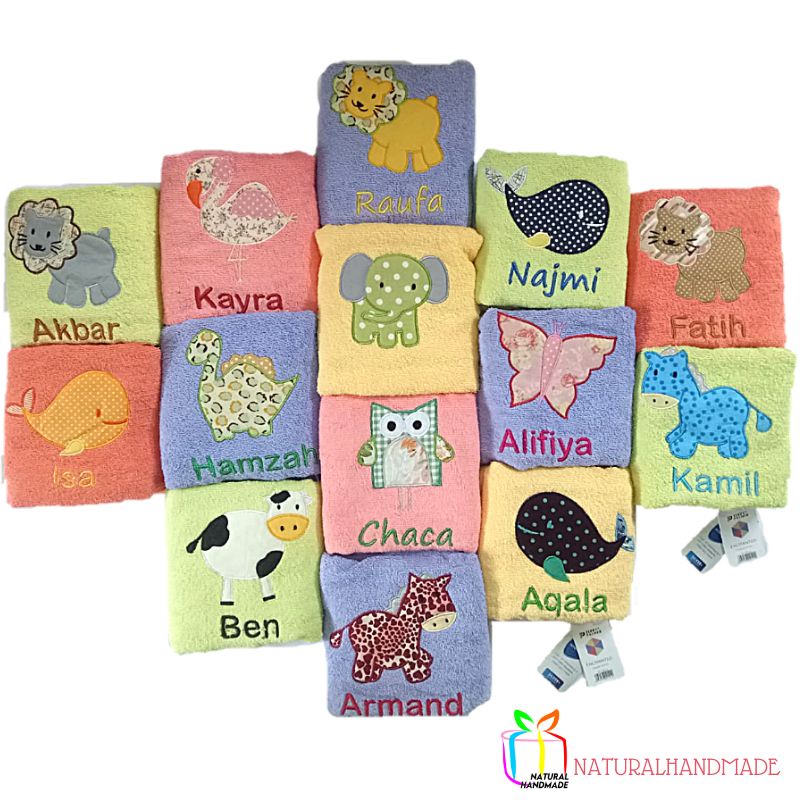Handuk Terry Palmer Gambar Aplikasi by Request Souvenir Kenaikan Kelas Ultah Anak Custom Terlaris