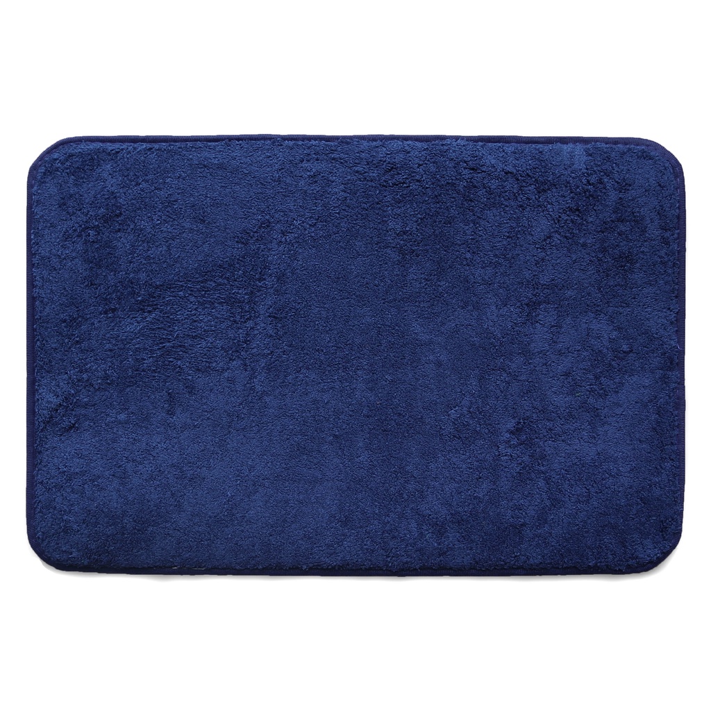 Keset Bulu Microfiber Anti Licin 40 x 60 cm-Navy