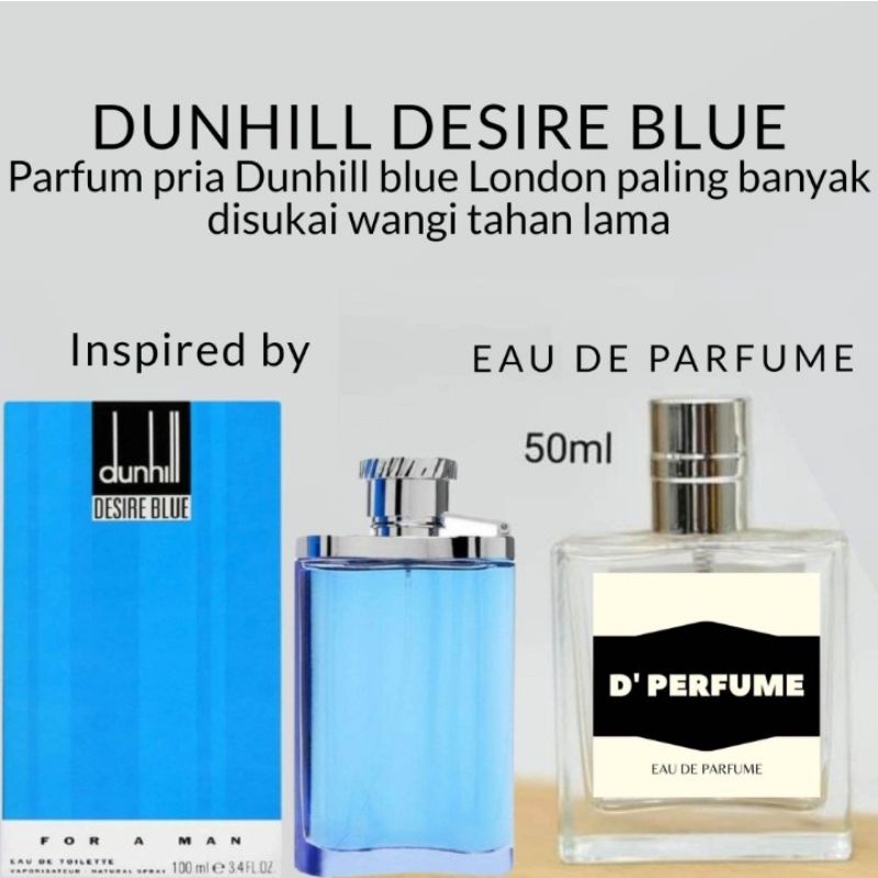 parfum dunhil blue - parfum pria dunhill blue desire london original wangi segar tahan lama - dunhil