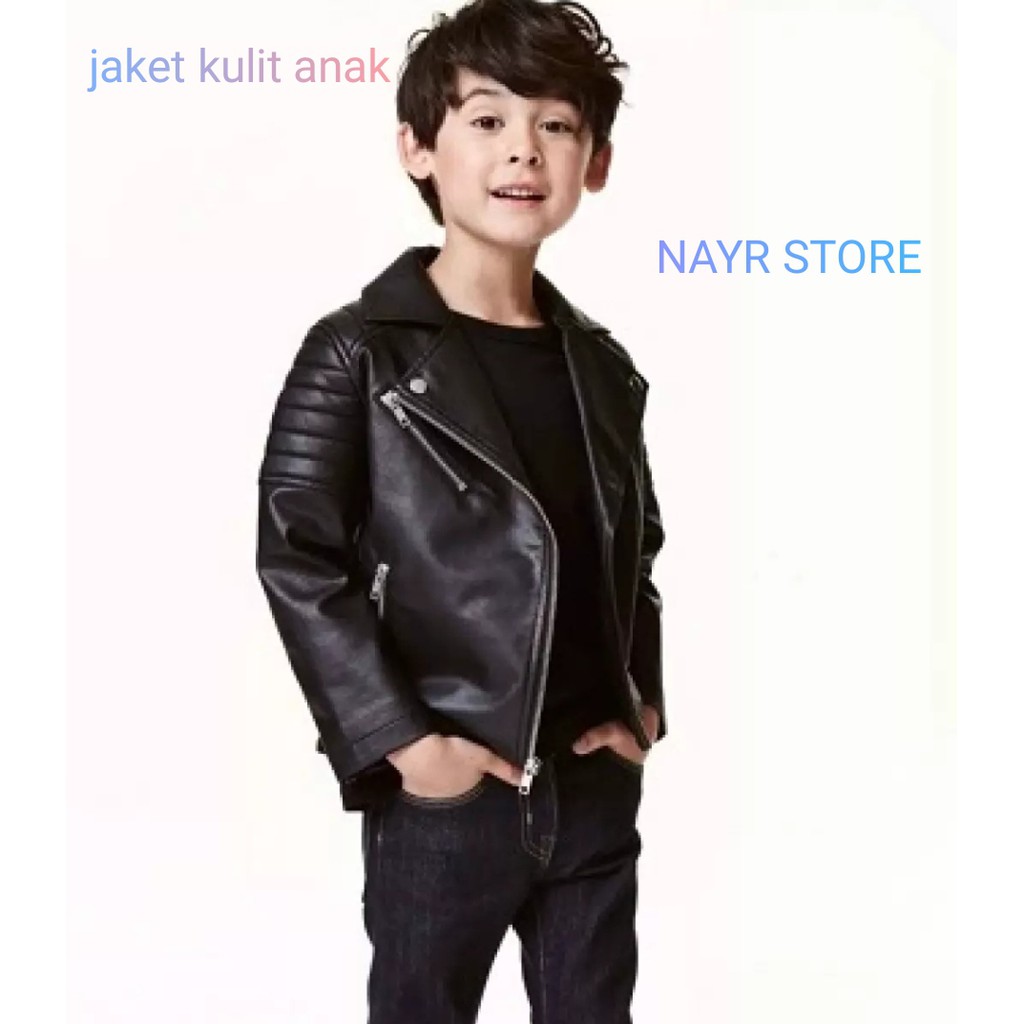 Jaket Anak Semi Kulit Anak Laki-Laki umur 1 sampai 13 tahun