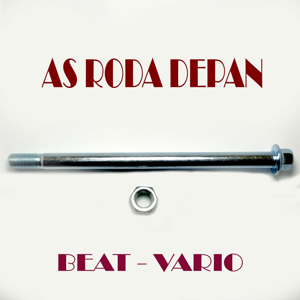 AS RODA DEPAN BEAT / VARIO - AS TROMOL DEPAN BEAT / VARIO + MUR