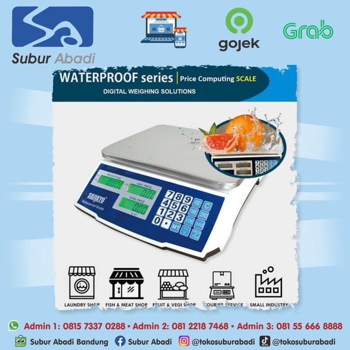 Timbangan Digital 30 Kg WATERPROOF Sojikyo ACS-JL909