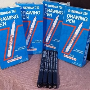 

Drawing Pen Snowman FT 700 0.1 / 0.3 / 0.4 / 0.5 (Tinta Hitam)