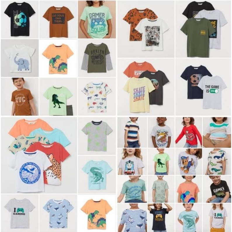 GROSIR HM TEE BOYS 2-12/14T