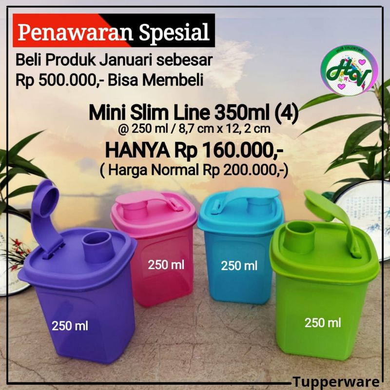 Mini slime line 350 ml isi 4