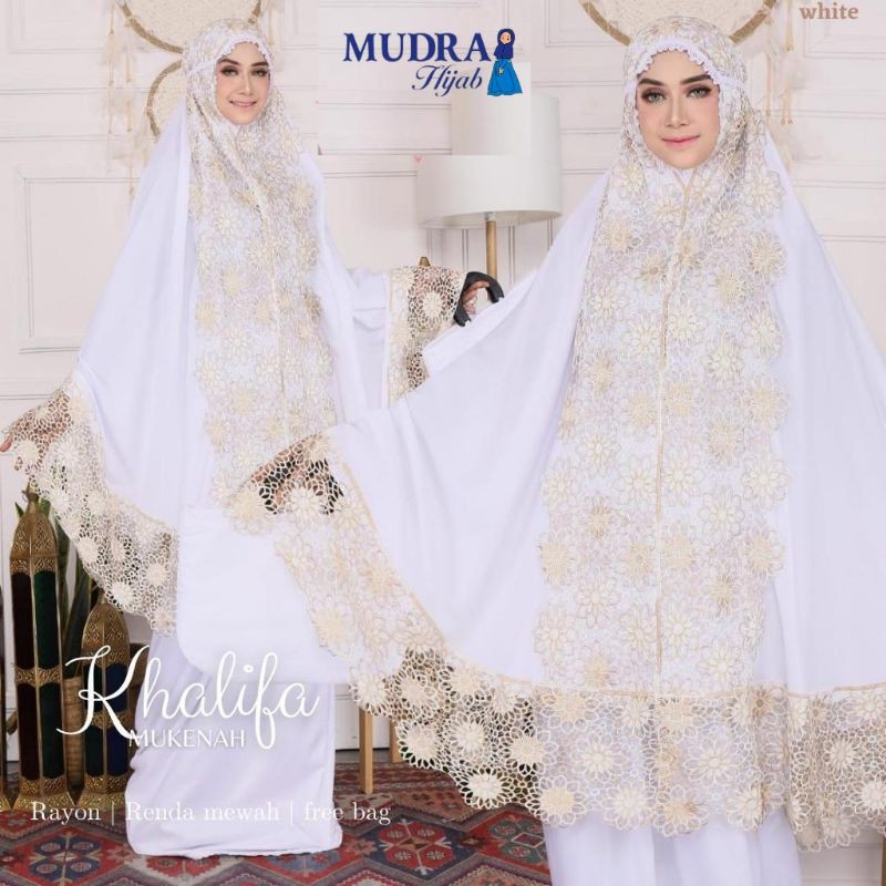 mukena Khalifa by mudra// mukena sutera