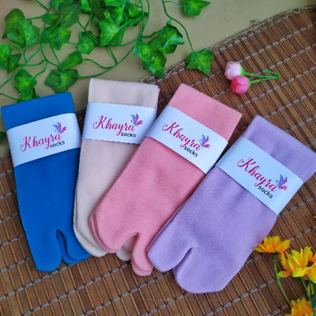 [ ECER ] KAOS KAKI JEMPOL POLOS BAHAN NILON