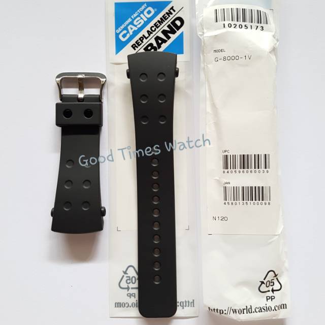 STRAP G-SHOCK G-8000-1V G 8000 Casio Original