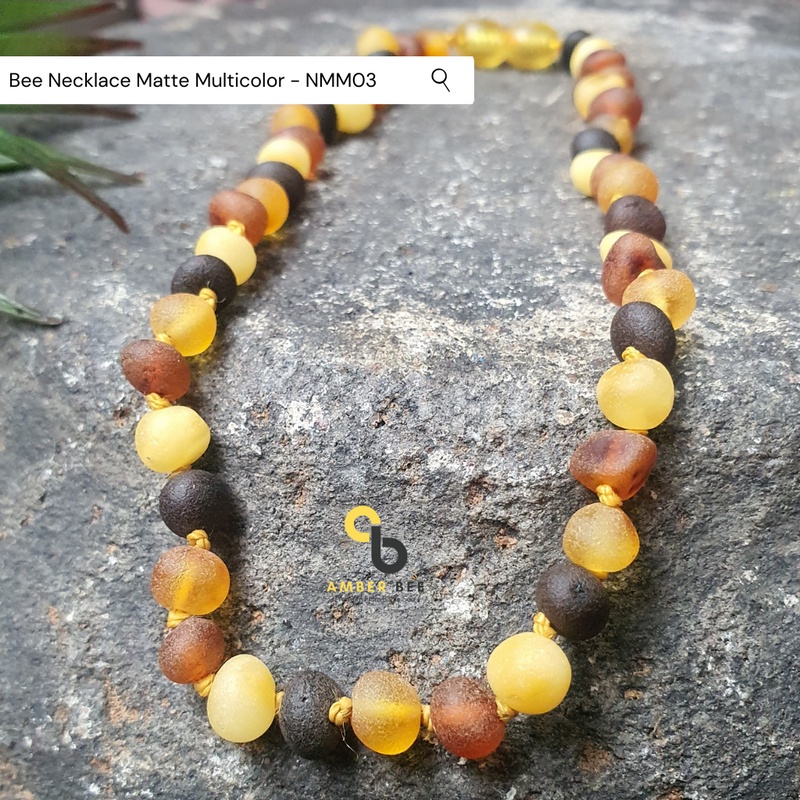 Kalung Amber Anak TK/SD Junior Premium Matte Multicolor NJMM03B By Amber Bee