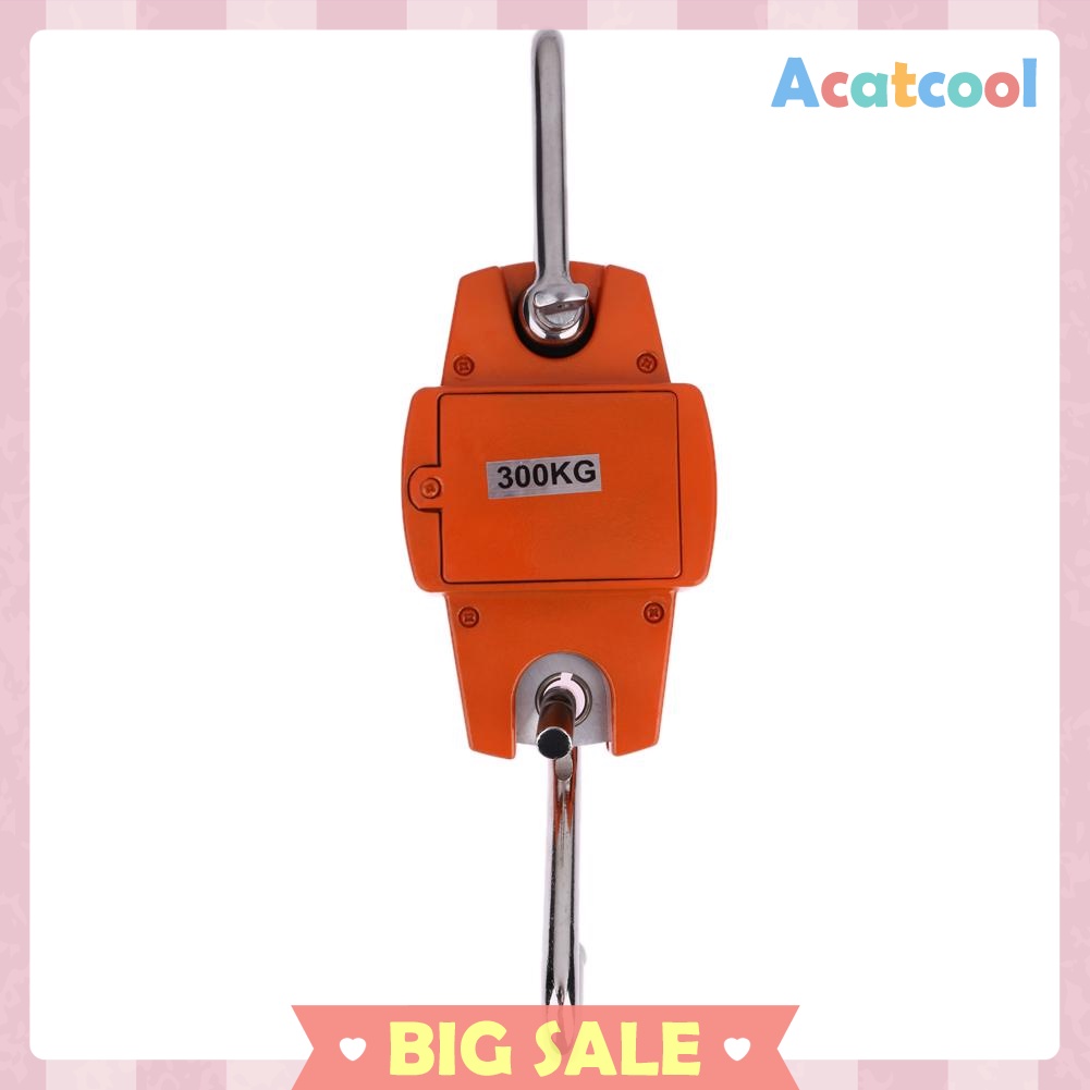 Mini Crane Scale Portable LCD Digital Electronic Hook Hanging Weight 300kg