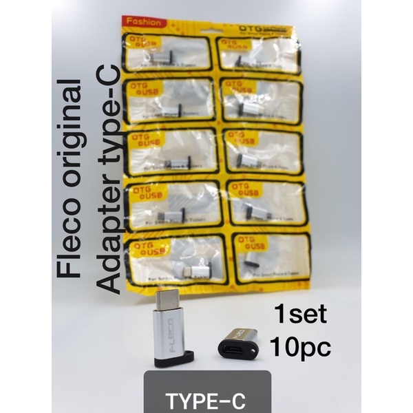 PROMO KONEKTOR FLECO MICRO TO TYPE C ORIGINAL 1SET 10PCS FC PROMO