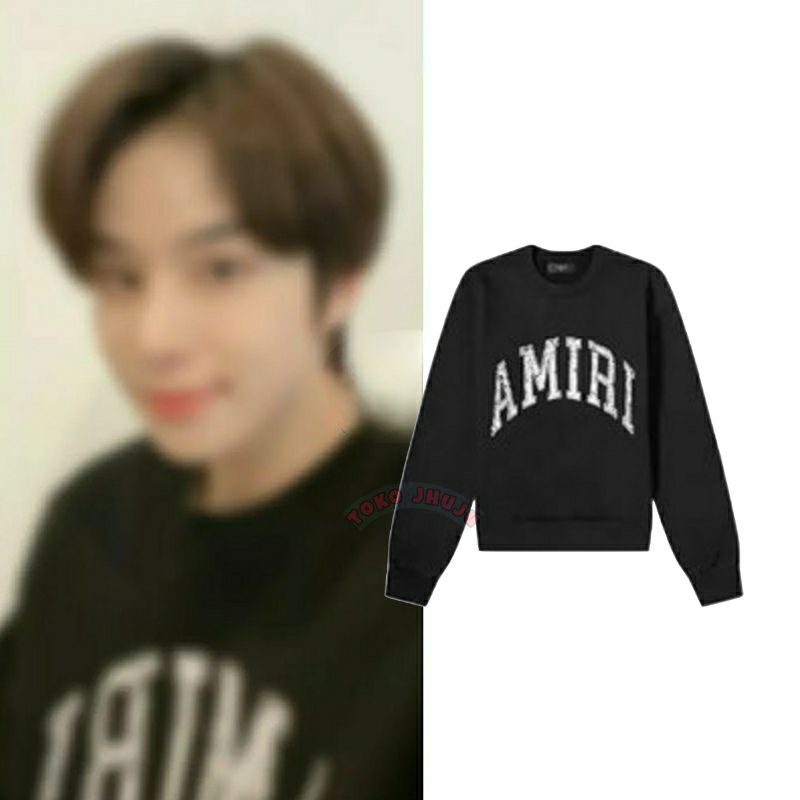 Basic Sweater NCT 127 Jungwoo style AMMIRI LENGKUNG BESAR