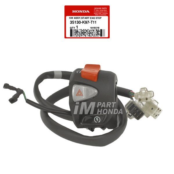 Holder Kanan Tombol Stater Hazard Engine Stop PCX 150 LED 35130-K97-T11