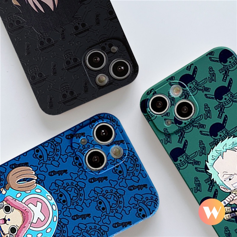 Soft Case TPU Motif Karakter One Piece NFC Untuk Xiaomi Redmi 9A 10 9 9C NFC 9T 9AT Mi POCO M3 POCO X3 Pro Note 9 10 8 10Pro 10S