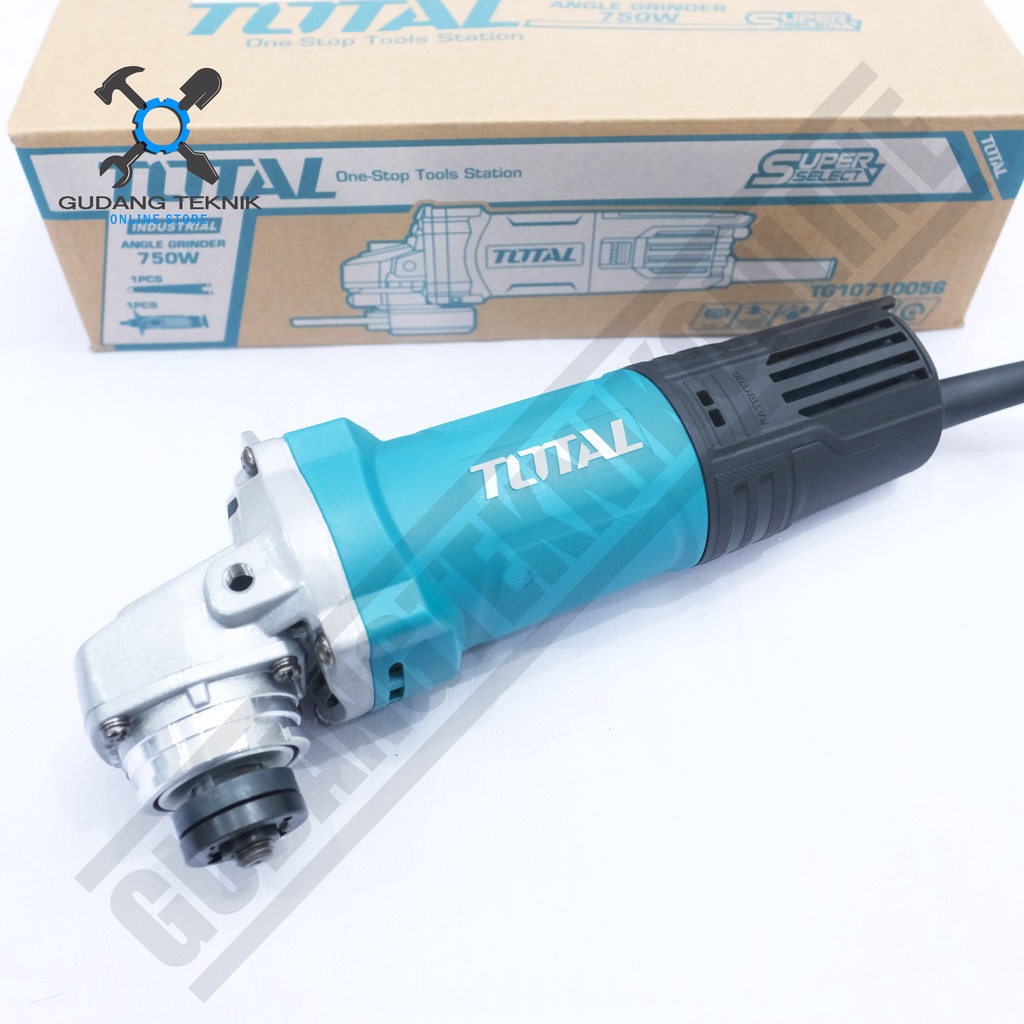 Mesin Gerinda 4&quot; TOTAL TG10710056 / Angle Grinder TG 10710056 - Gerinda Tangan 4 Inch TOTAL