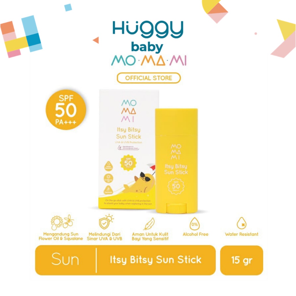 Momami Itsy Bitsy Sun Stick | Stik Tabir Surya Bayi Anak