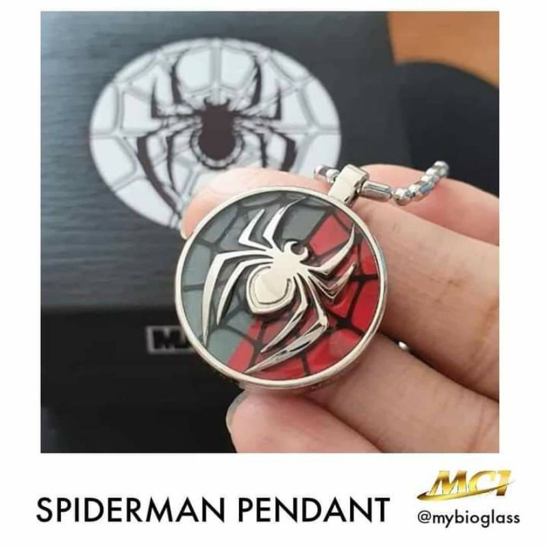 [KALUNG MCI ORIGINAL]- Kalung Spiderman  MCI - KALUNG SEHAT  (Produk Masih Segel box,berkode)