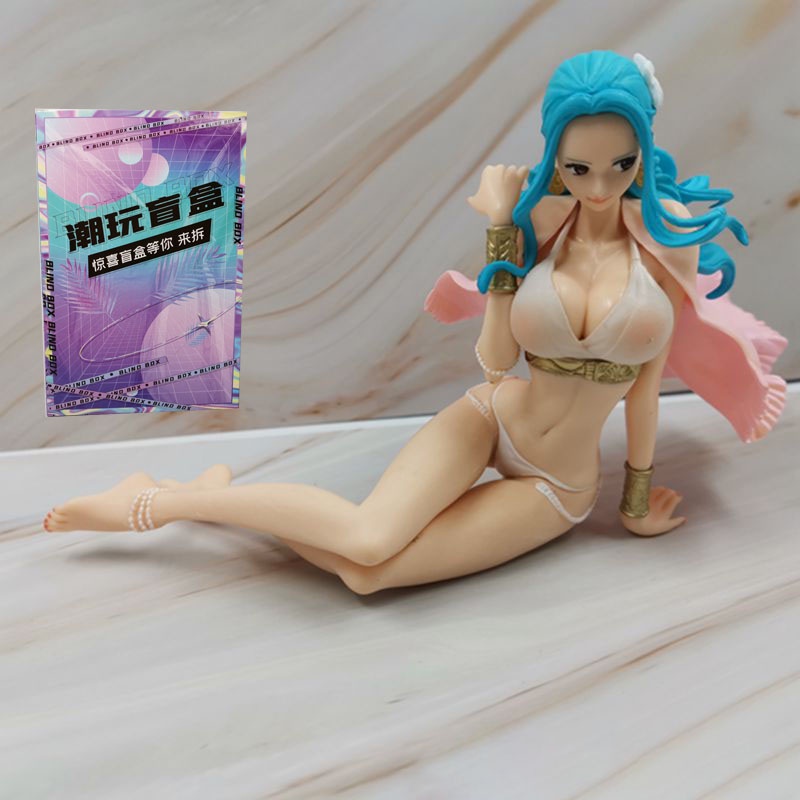 Action Figure One Piece Vivi Shiny Venus Glitter Glamours SwimSuit Seated