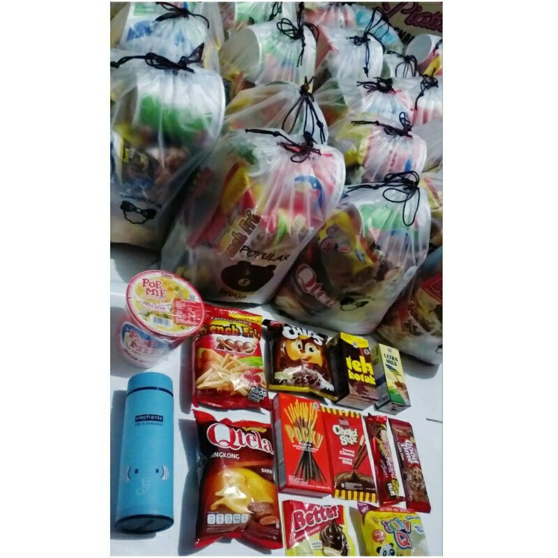 

PAKET SNACK / PARCEL / PAKET ULTAH ANAK / PAKET SANTUNAN / PAKET SNACK ULANG TAHUN ANAK PAKET HEMAT / PAKET ULTAH DLL