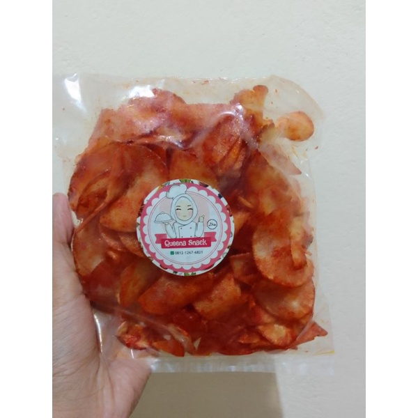 

kripik singkong pedas 500 gr