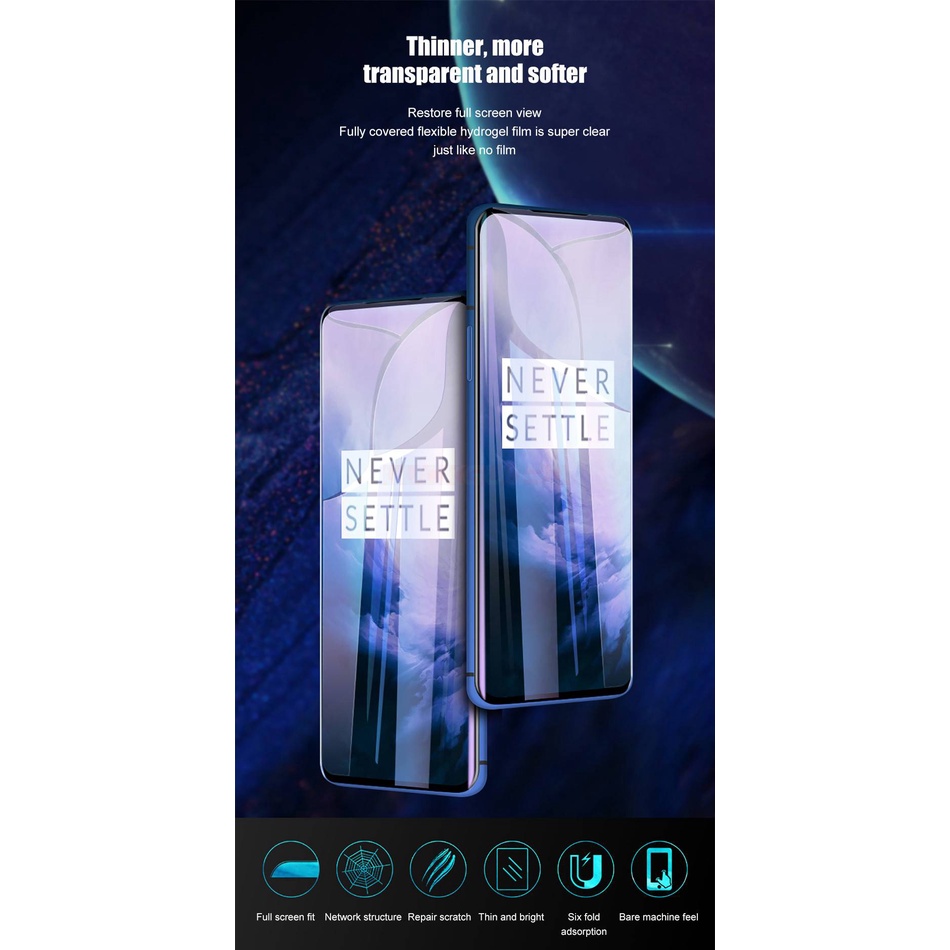 Original Full Cover Hydrogel Film For Oneplus 9 Pro 6 6T 7 7T 8T Pro no Glass Screen Protector For One Plus 7 8 Protective Film