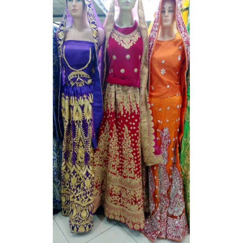 syari india baju pengantin ala india || set baju pengantin india