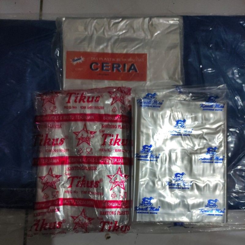 

Plastik bening 1kg