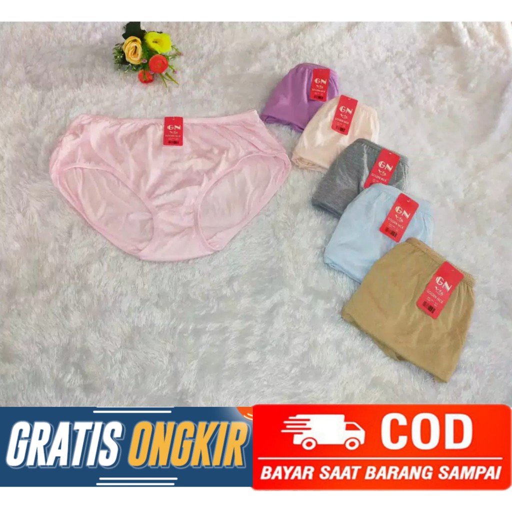 Celana Dalam Wanita / Underware / CD Golden Nick Ory Bahan Katun Jumbo Murah