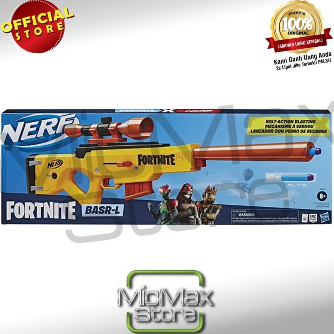 Jual Nerf Fortnite BASRL BASR L Bolt Action Sniper Shopee Indonesia