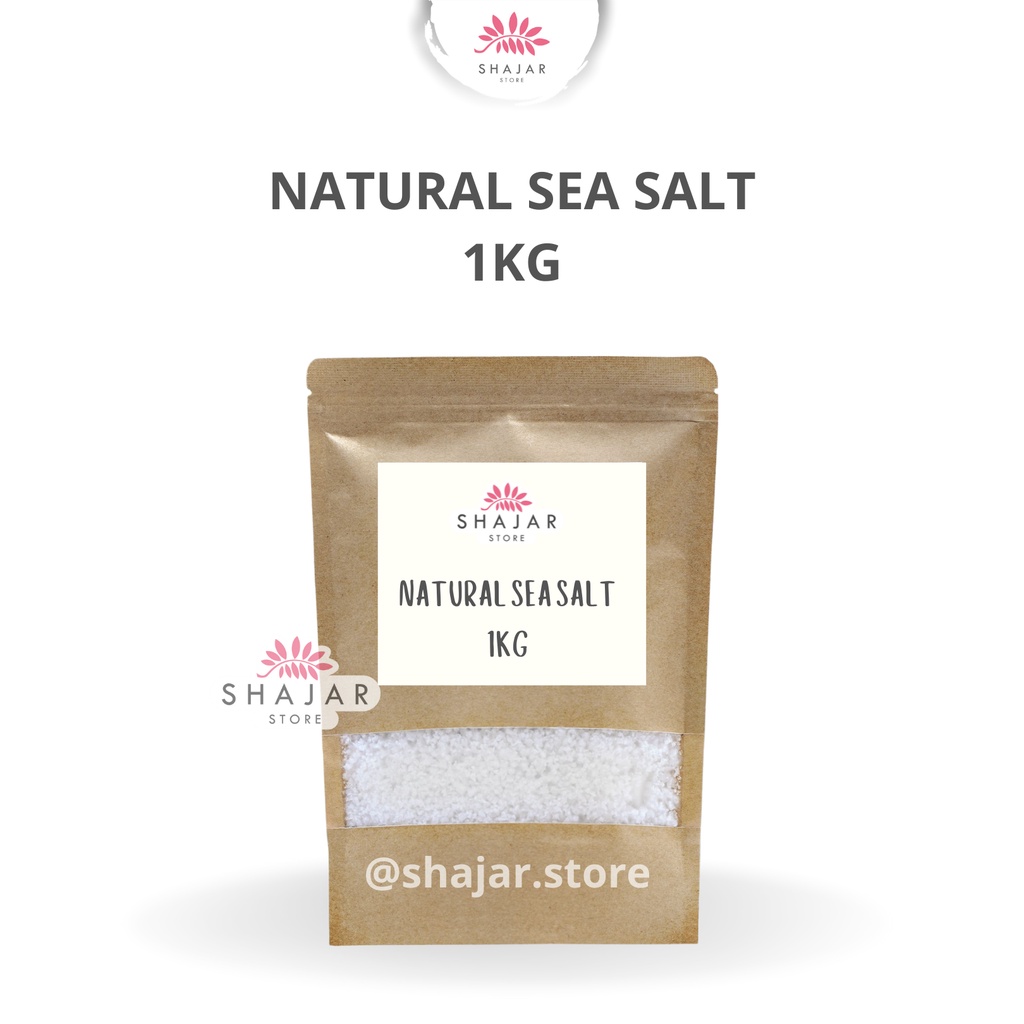 

GARAM LAUT 1KG / SEA SALT NATURAL / GARAM NON RAFINASI JSR