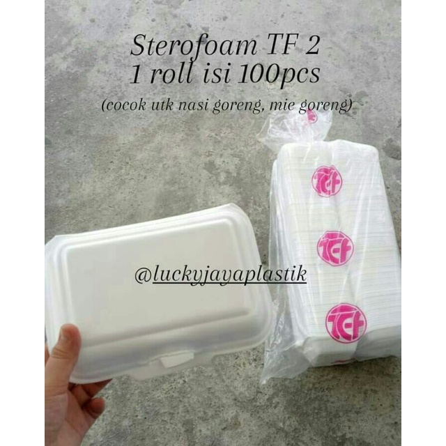 

[KHUSUS GOSEND] Sterofoam TF 2 @100PCS