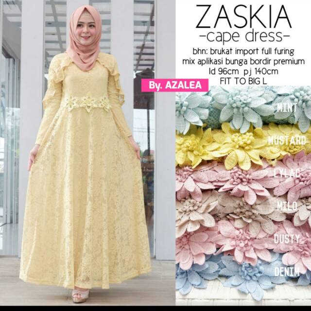 Dress brokat Zaskia