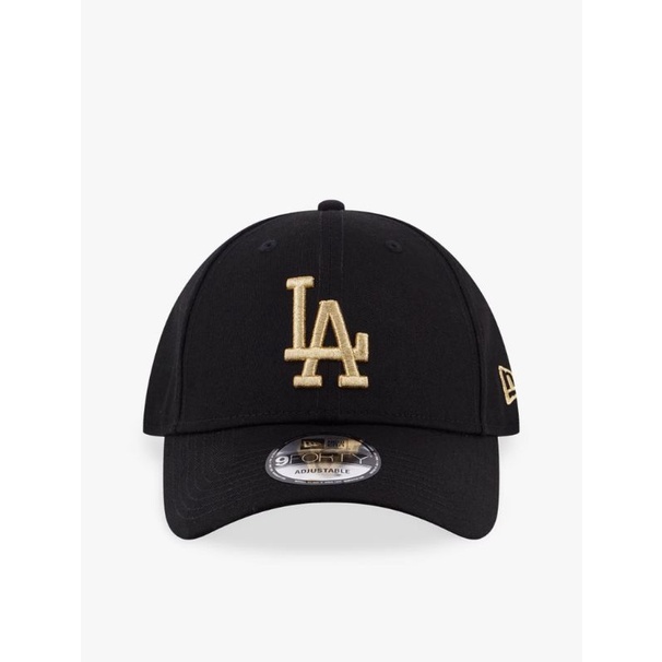 Topi New Era 940 MB Gold Los Angeles Dodgers Men's Cap - Black