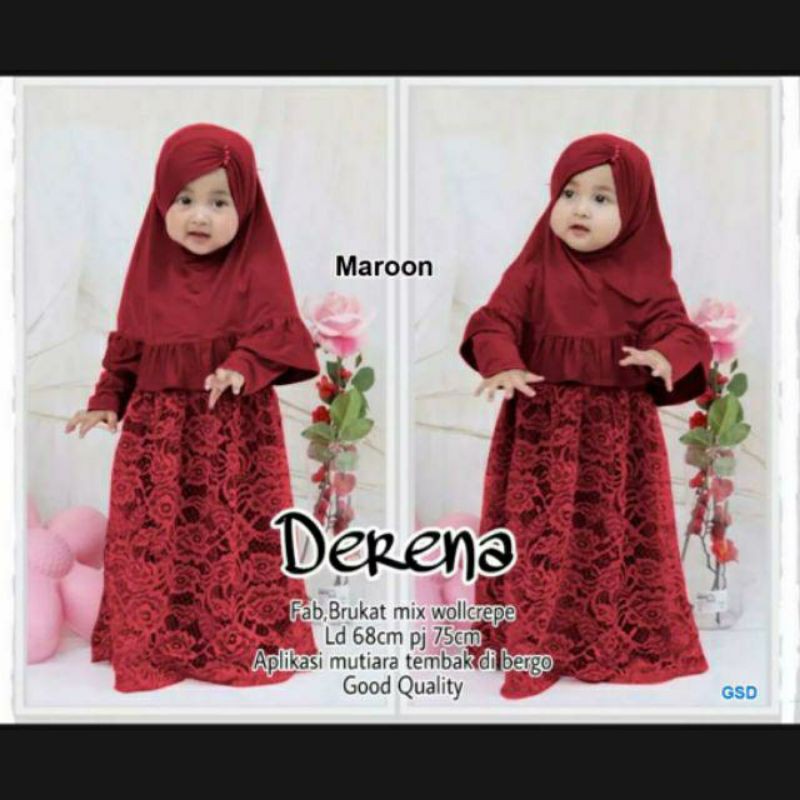 Gamis anak brokat
