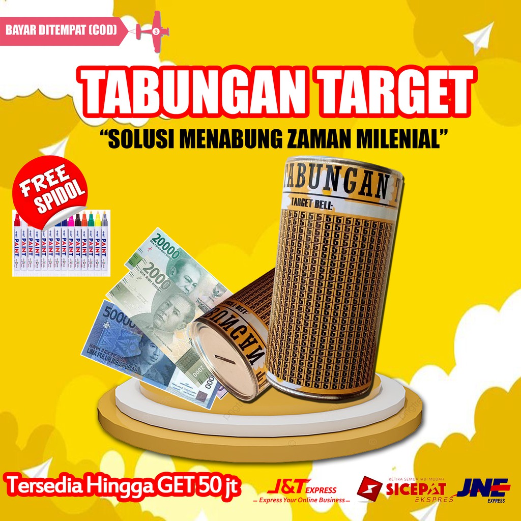 CELENGAN TARGET MURAH PERMANEN JUMBO CUSTOM 10 JUTA