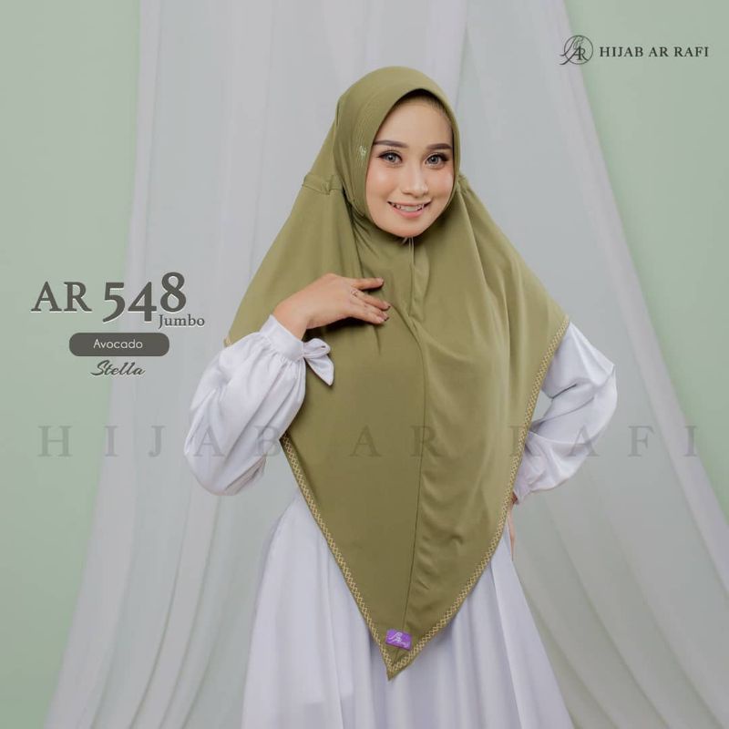 Hijab Jilbab Ar 548 jumbo by Arrafi