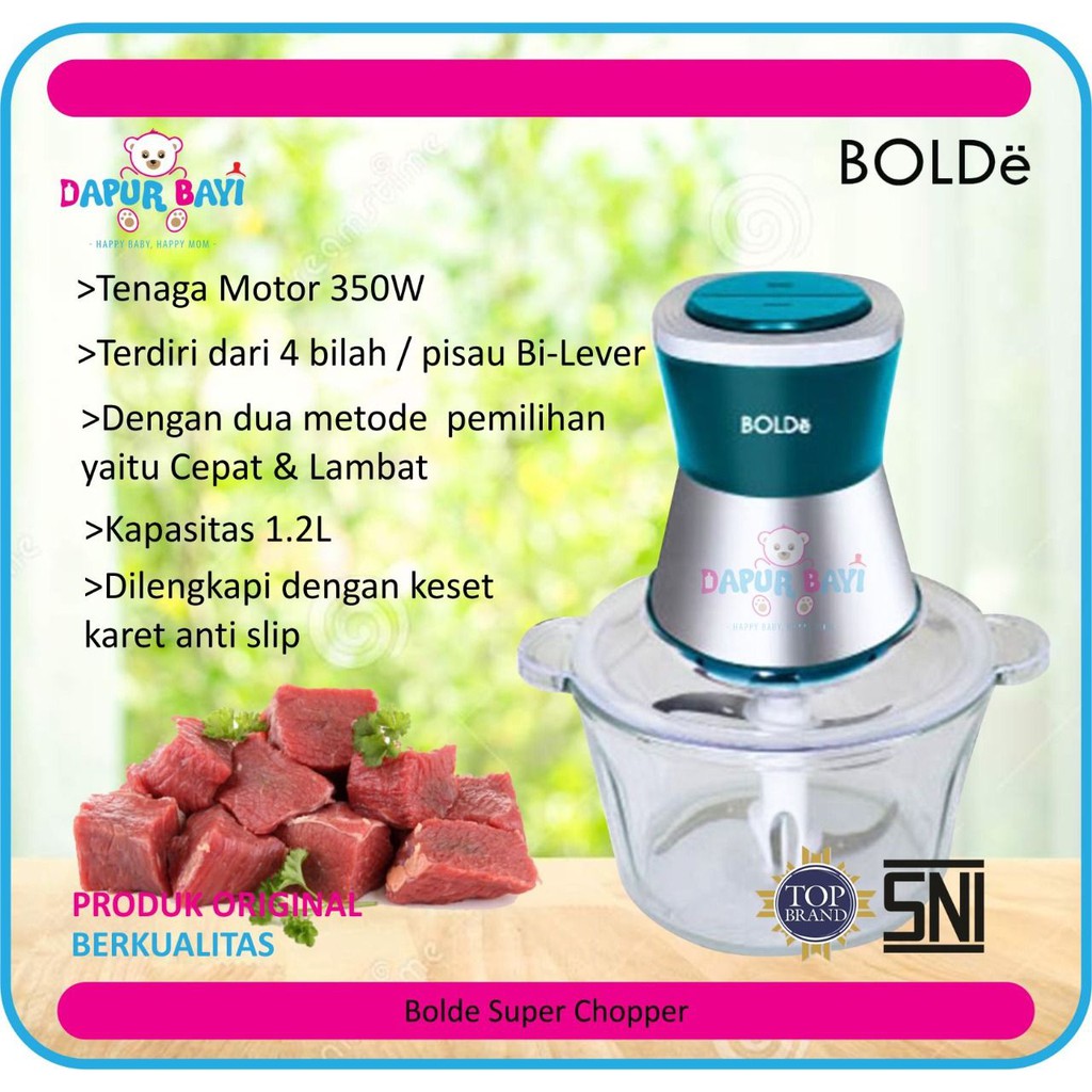 BOLDe Super CHOPPER / BOLDe Super Food Chopper - Biru