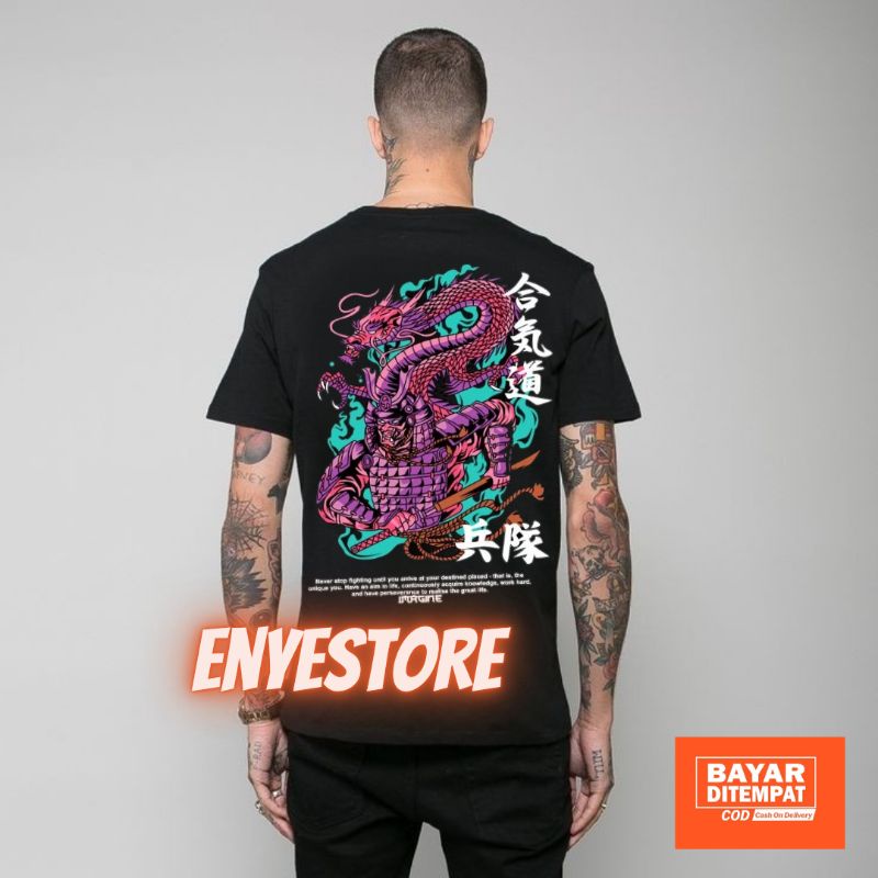 ENYESTORE / KAOS SAMURAI DISTRO / KAOS JEPANG / BAJU KAOS JEPANG / BAJU DISTRO / KAOS DISTRO JEPANG