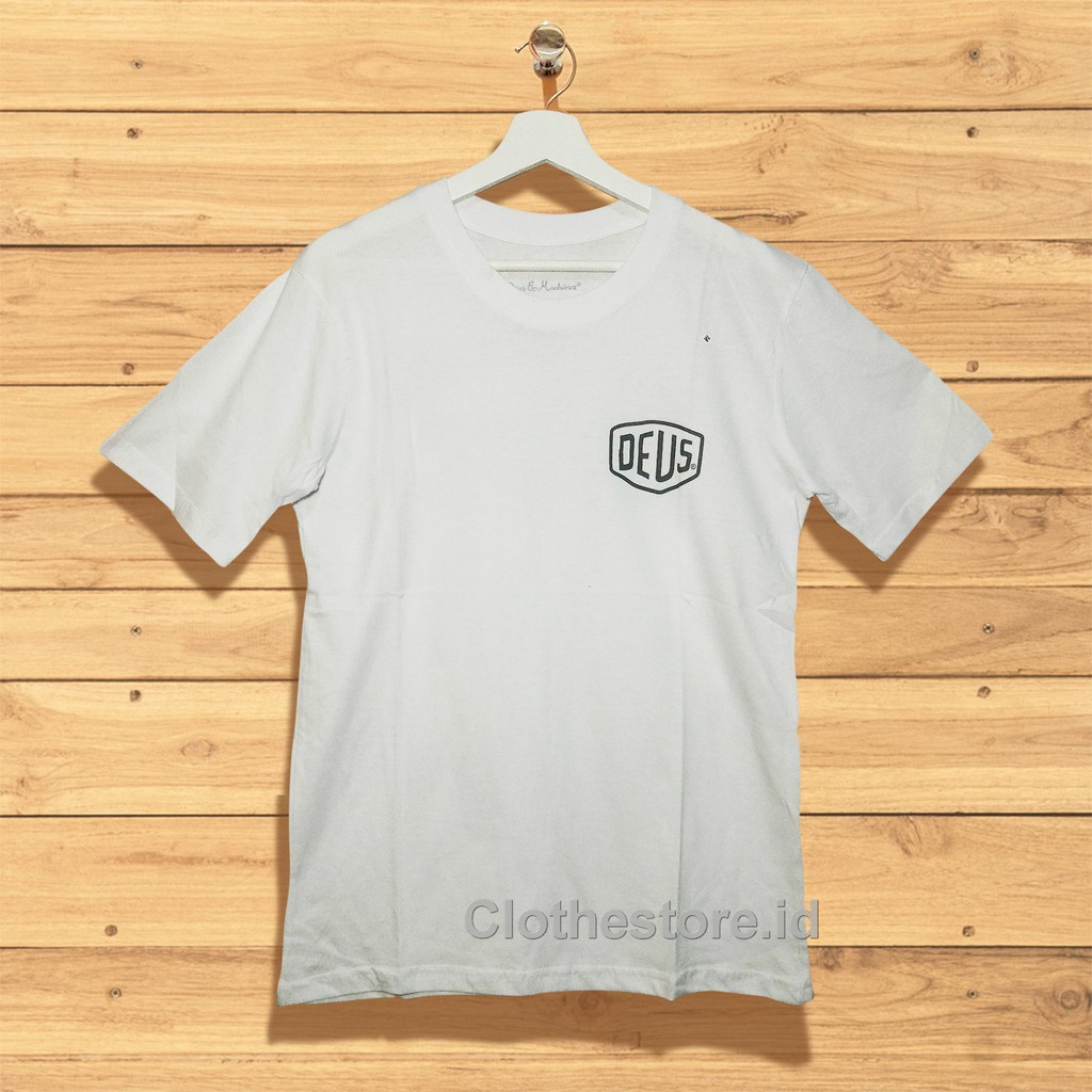 1271 TSHIRT KAOS DEUS EX MACHINA BLACK WHITE TSHIRT DEUS BAJU DEUS