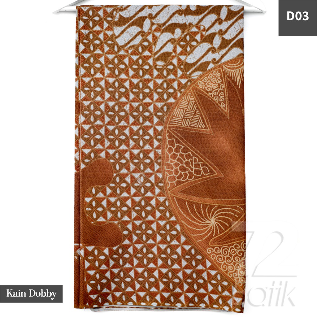 KAIN BATIK PREMIUM Dobby Motif Parang Sekar Warna Coklat Cokelat Putih 729615 Cap 72 Jarik Jarit Samping Kebat Panjang Batik Dobby Modern Premium Bahan Seragam Batik Pernikahan Kantor Keluarga Murah Kamen Jadi Batik Bali Lembaran