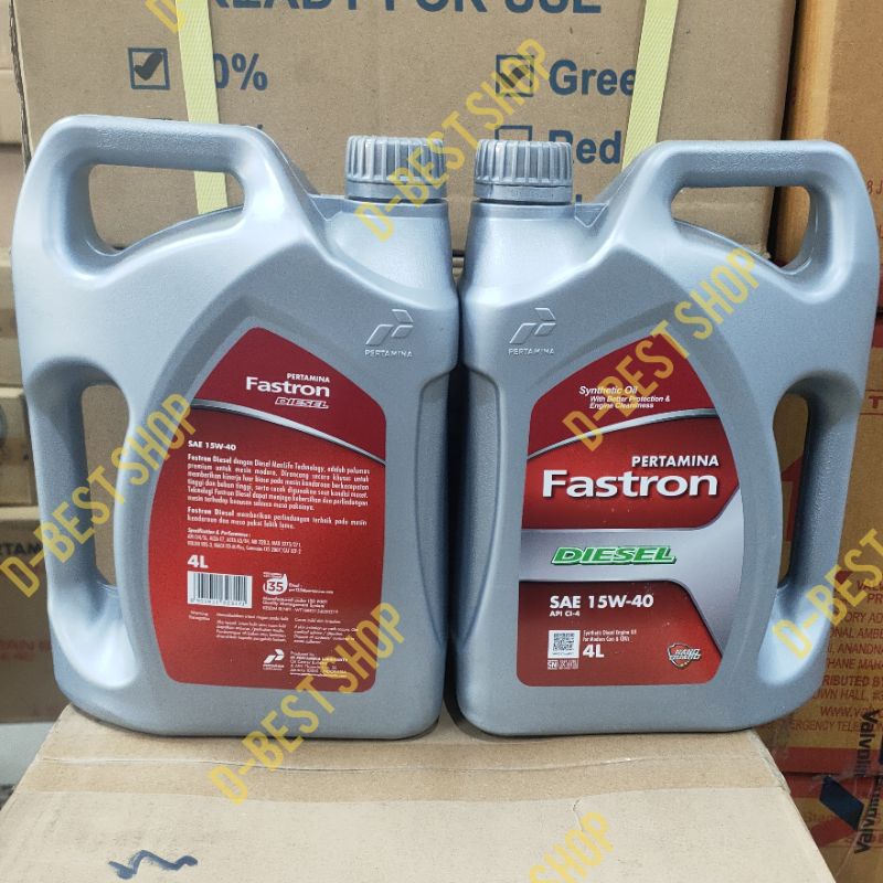 OLI MESIN DIESEL PERTAMINA FASTRON 15W/40 CI-4 | 4 LITER