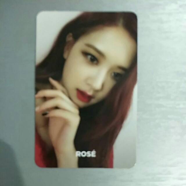Blackpink Rose SQUARE UP Official Photocard