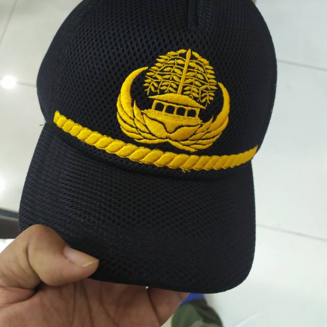 TOPI KORPRI HITAM DAN BIRU