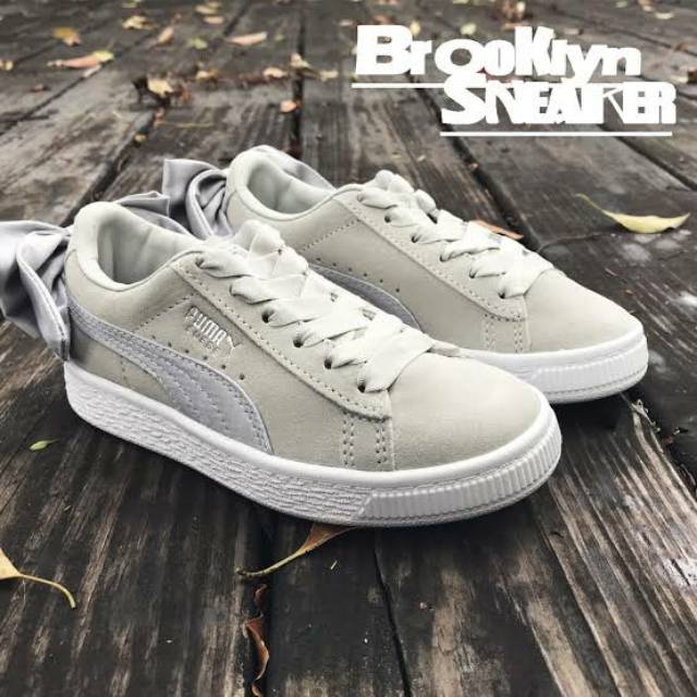 SEPATU PUMA ANAK SUEDE BOW AC PS ORIGINAL