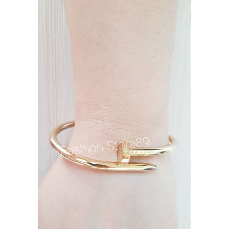 Gelang Paku Fashion Titanium gold white impor Antikarat impor bangle paku Titanium bestseller