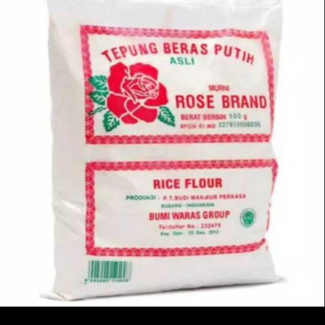 

Tepung beras rose brand 500gr