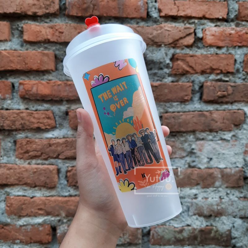 PTD/ Permission To Dance Reusable CUP version /KPOP Reusablecup/ BANGTAN Reusablecup fanmade