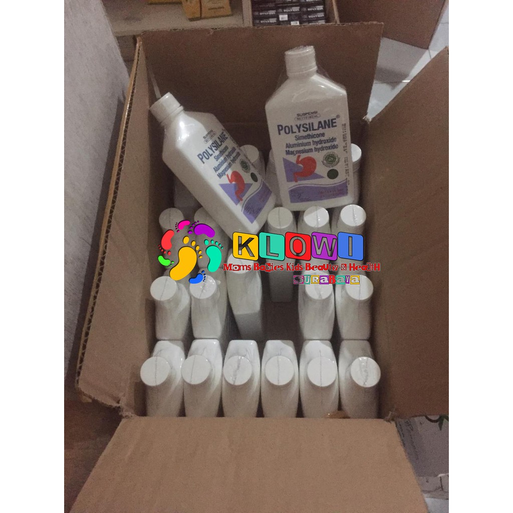 Polysilane Suspensi 100 mL isi 1 Botol / Obat Maag / Obat Kembung